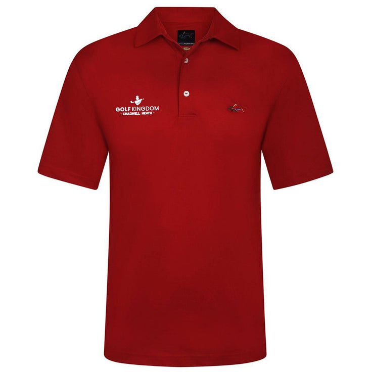Golf Kingdom Greg Norman Mens Core Shark Golf Polo Shirt