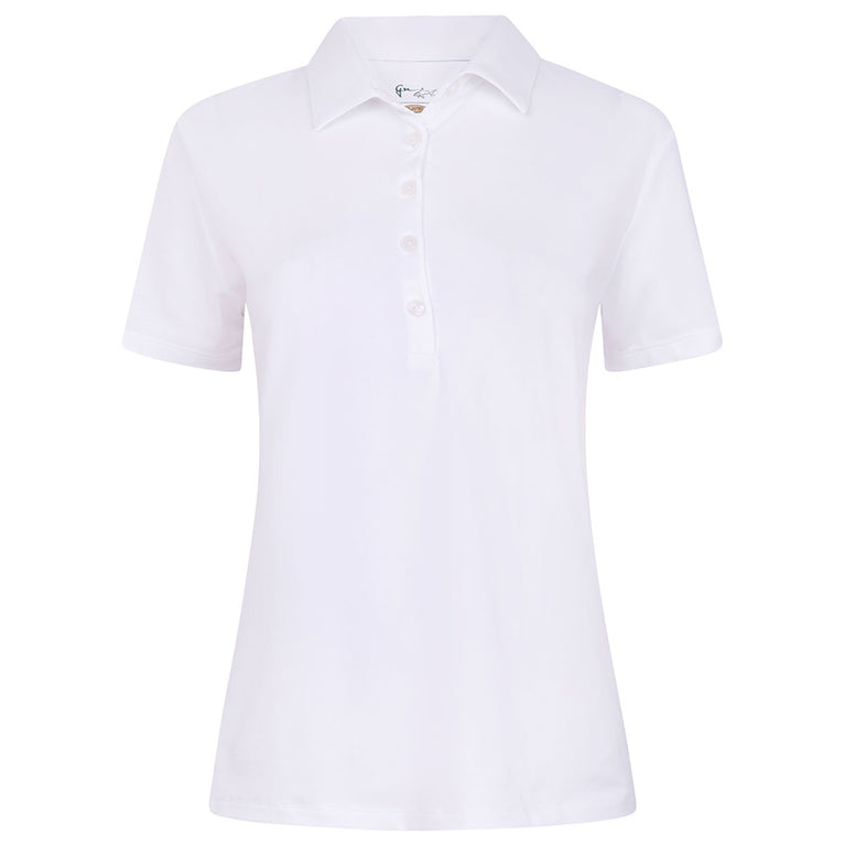 Greg Norman Ladies Shark Logo Golf Polo Shirt