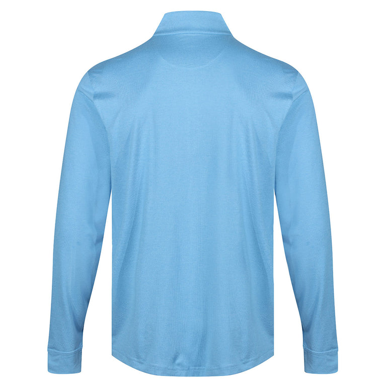 Greg Norman Men's Heathered Half Zip Mock Golf Midlayer