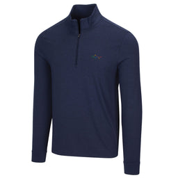Greg Norman Men's Heathered Half Zip Mock Golf Midlayer
