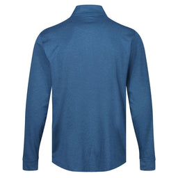 Greg Norman Men's Heathered Half Zip Mock Golf Midlayer