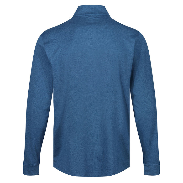 Greg Norman Men's Heathered Half Zip Mock Golf Midlayer