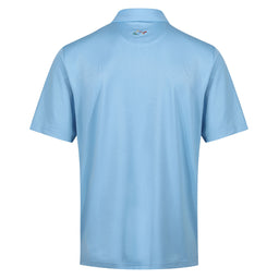 Sandy Ferrets Greg Norman Men's Neck Logo Stretch Golf Polo Shirt