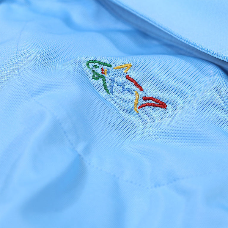 Sandy Ferrets Greg Norman Men's Neck Logo Stretch Golf Polo Shirt