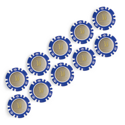 Sandy Ferrets Poker Chip with Marker - Pack of 5