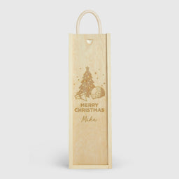Merry Christmas Alcohol Gift Box - Christmas Tree