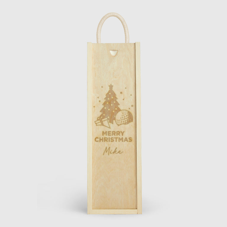 Merry Christmas Alcohol Gift Box - Christmas Tree