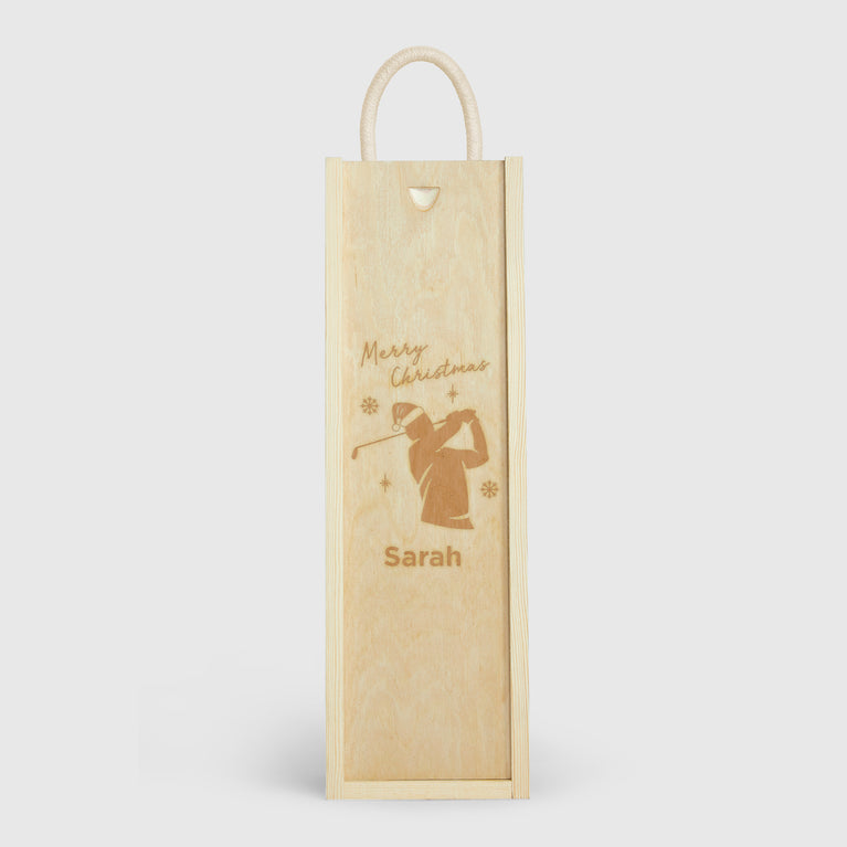 Merry Christmas Alcohol Gift Box - Golf Swing