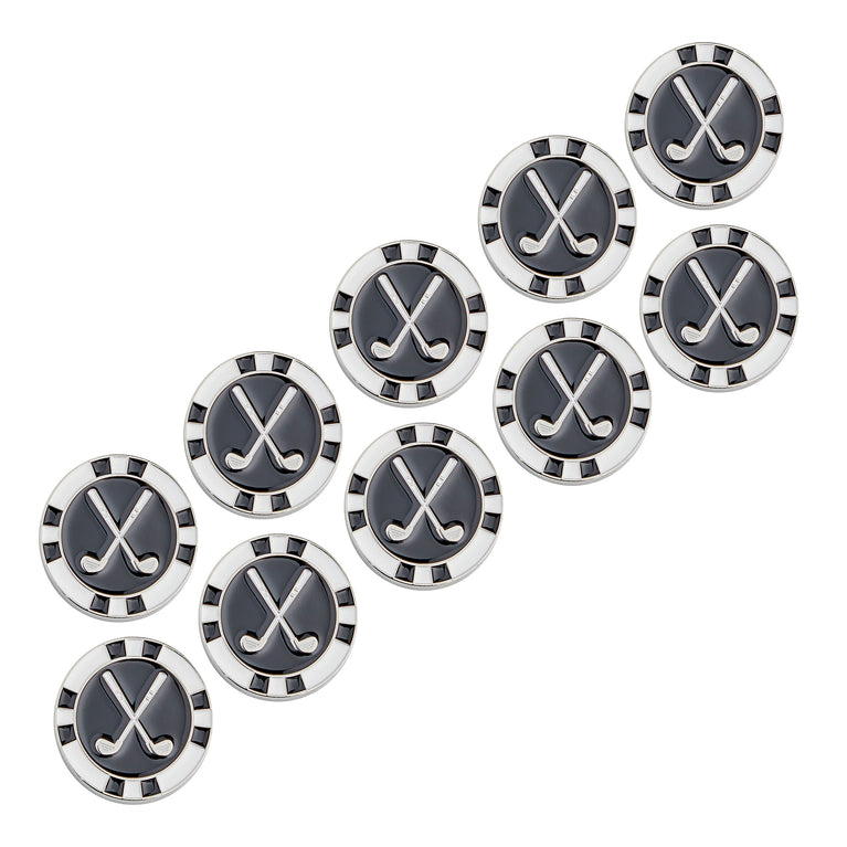 Metal Poker Chip with Marker - Pack of 5