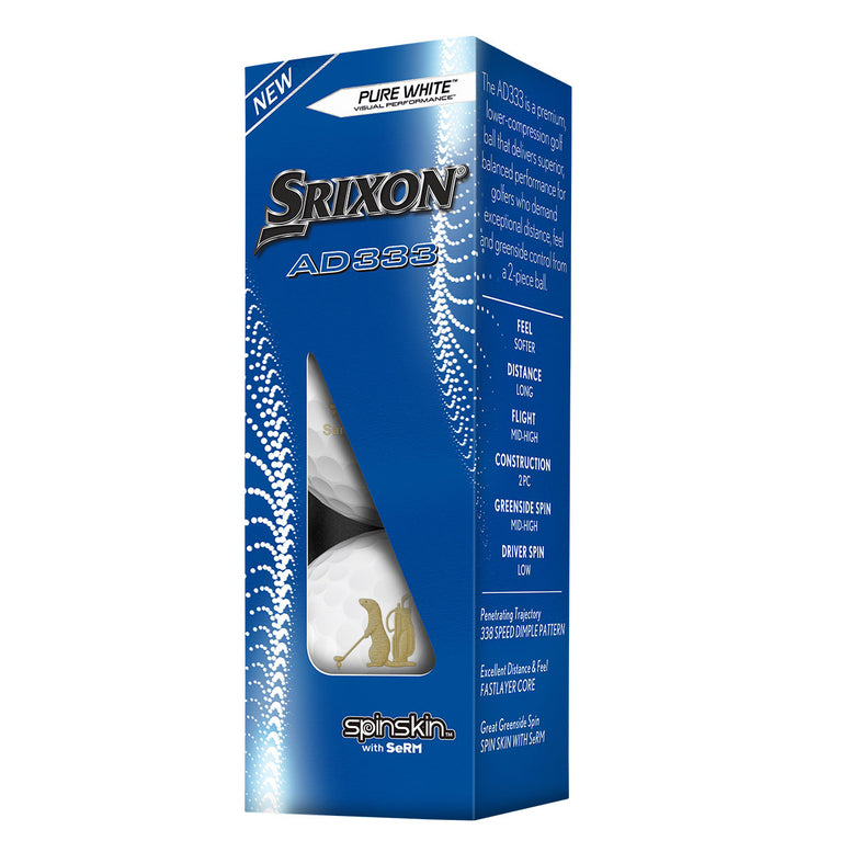 Sandy Ferrets Srixon AD333 12 Golf Ball Pack