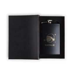 Hip Flask - Christmas Golf Ball