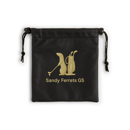 Sandy Ferrets Faux Leather Pouch