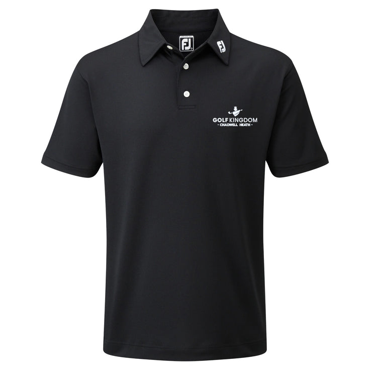 Golf Kingdom FootJoy Men's Stretch Pique Solid Colour Golf Polo Shirt