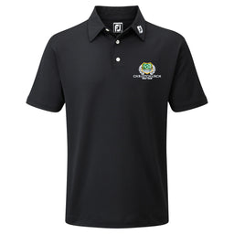 Christchurch FootJoy Men's Stretch Pique Solid Colour Golf Polo Shirt