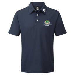 Christchurch FootJoy Men's Stretch Pique Solid Colour Golf Polo Shirt