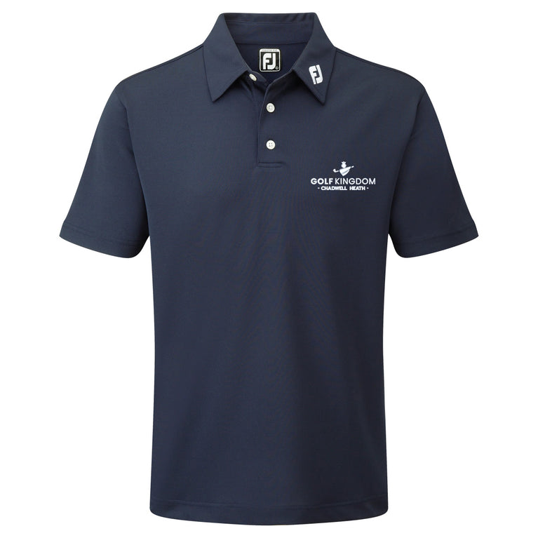 Golf Kingdom FootJoy Men's Stretch Pique Solid Colour Golf Polo Shirt