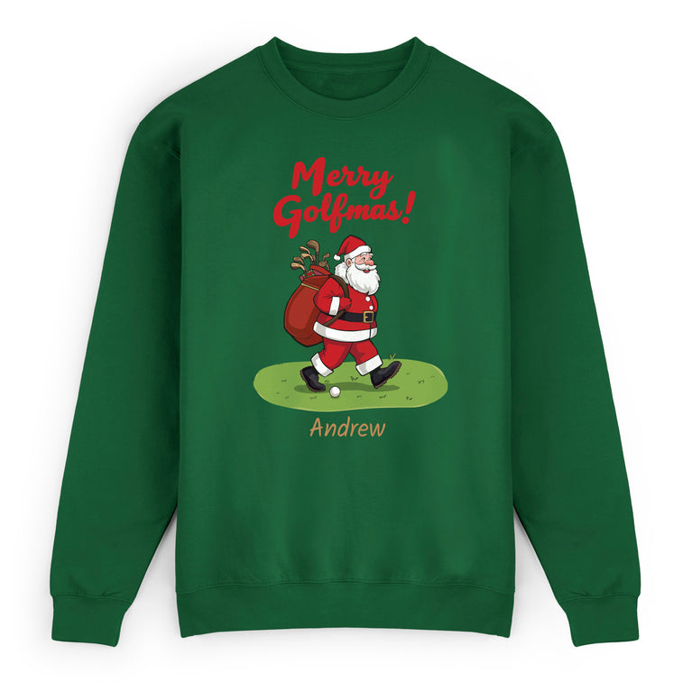 Merry Golfmas Christmas Sweatshirt