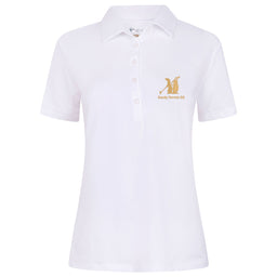 Sandy Ferrets Greg Norman Ladies Shark Logo Golf Polo Shirt