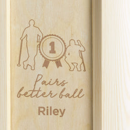 Pairs Better Ball Alcohol Gift Box