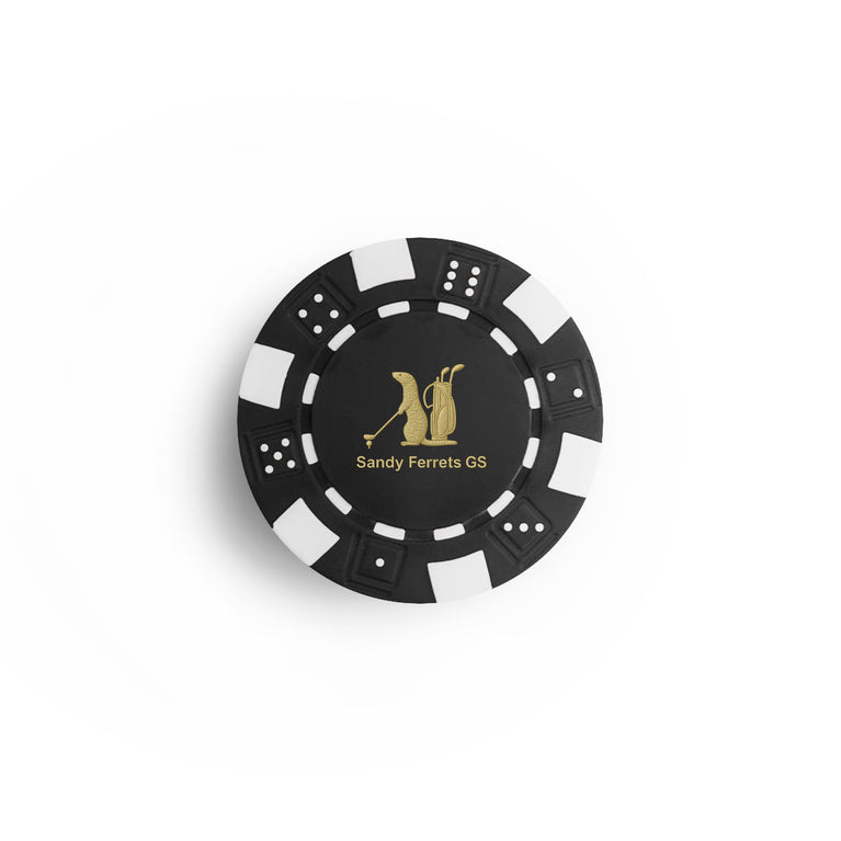 Sandy Ferrets Poker Chip - Pack of 5