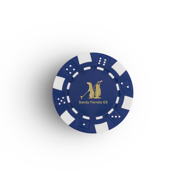 Sandy Ferrets Poker Chip - Pack of 5