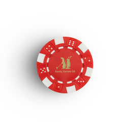 Sandy Ferrets Poker Chip - Pack of 5