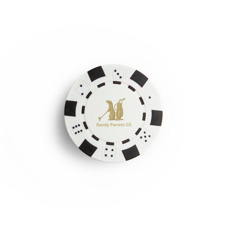 Sandy Ferrets Poker Chip - Pack of 5