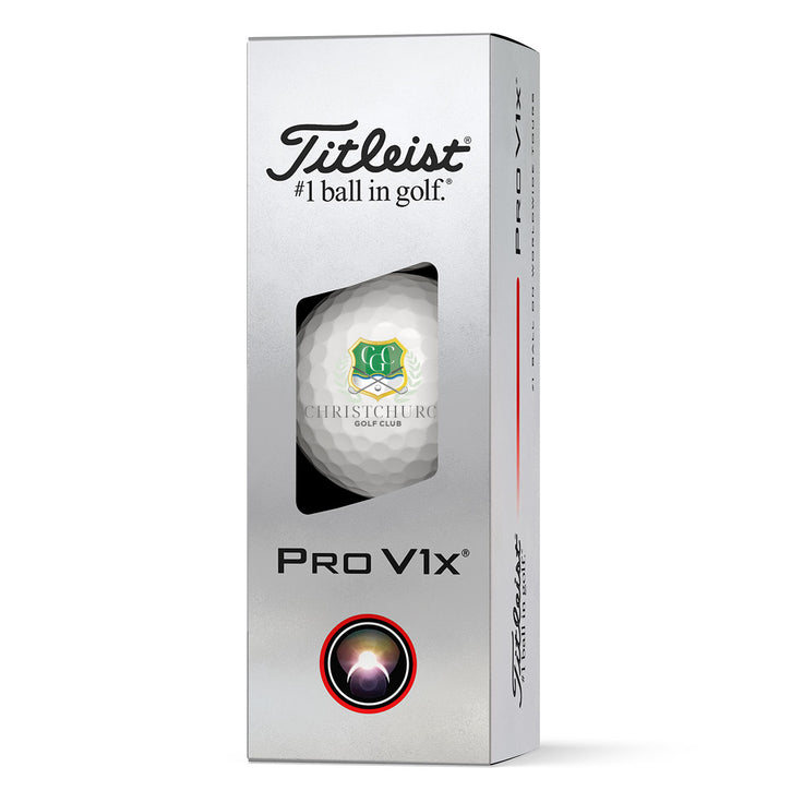 Christchurch Titleist Pro V1x 3 Golf Ball Pack