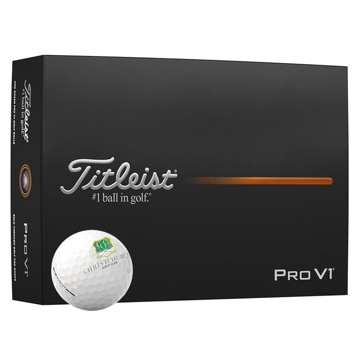 Christchurch Titleist Pro V1 12 Golf Ball Pack