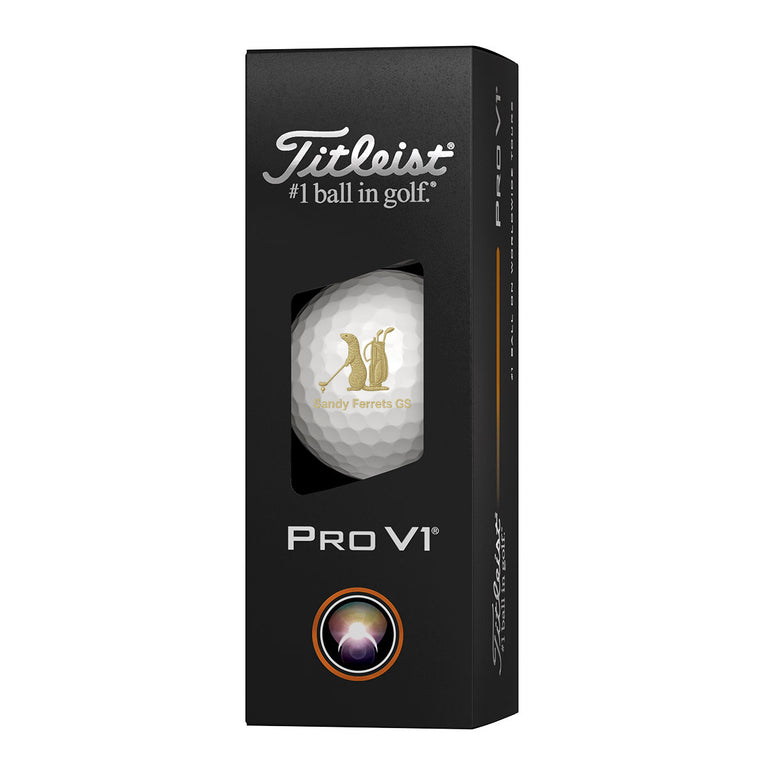 Sandy Ferrets Titleist Pro V1 12 Golf Ball Pack
