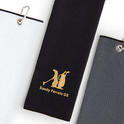 Sandy Ferrets Tri-Fold Microfibre Towel - Pack of 10