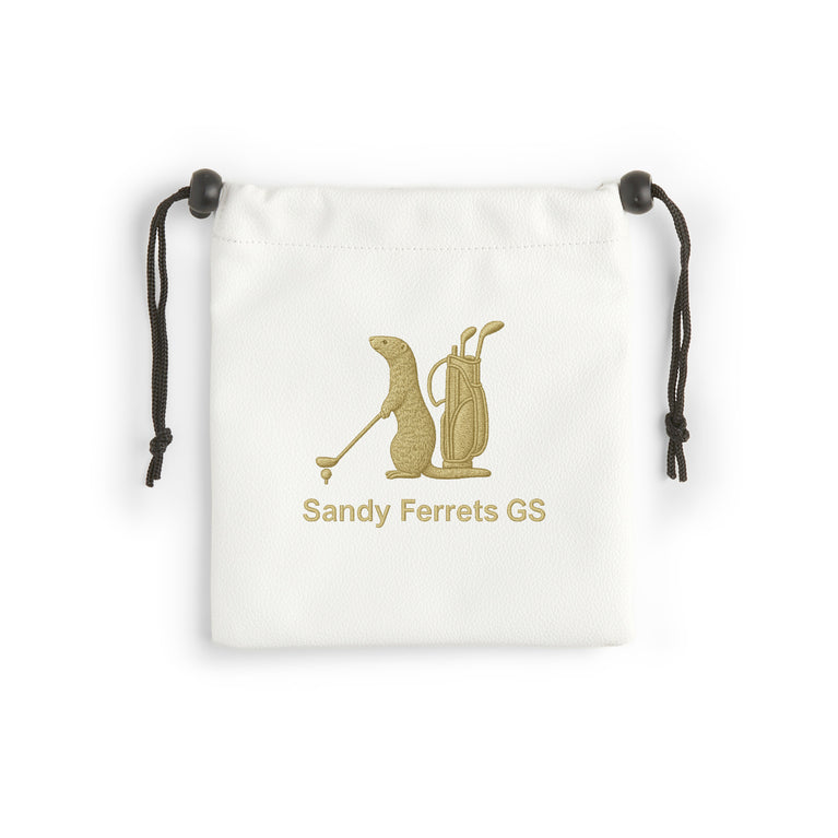 Sandy Ferrets Faux Leather Pouch