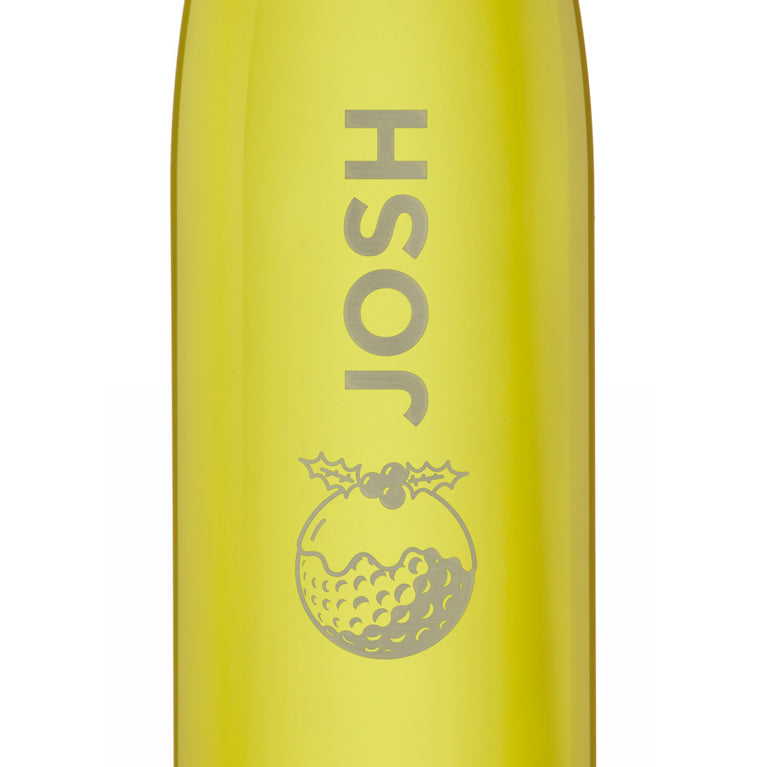 500ml Water Bottle - Christmas Pudding