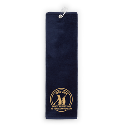 Sandy Ferrets 30 Year Anniversary Tri-Fold Velour Towel