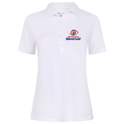 EWBG Greg Norman Ladies Shark Logo Golf Polo Shirt