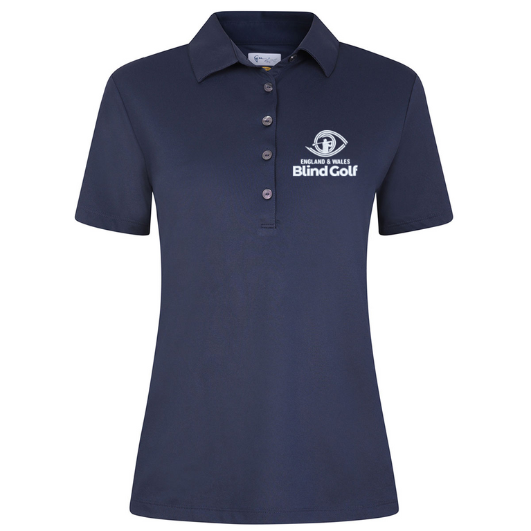 EWBG Greg Norman Ladies Shark Logo Golf Polo Shirt