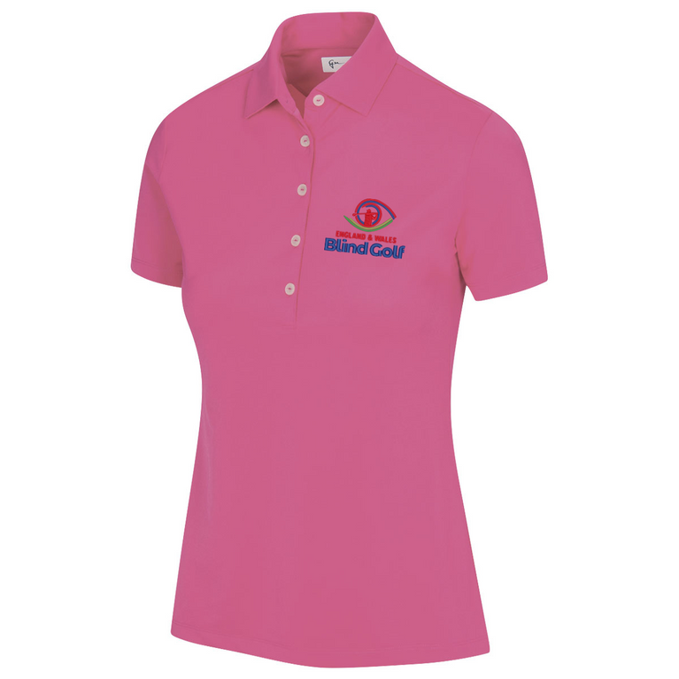 EWBG Greg Norman Ladies Shark Logo Golf Polo Shirt