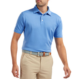 FootJoy Men's Stretch Pique Solid Colour Golf Polo Shirt