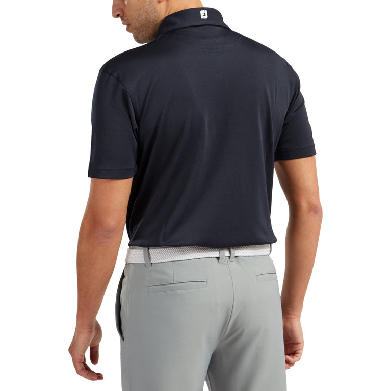 FootJoy Men's Stretch Pique Solid Colour Golf Polo Shirt