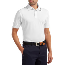 FootJoy Men's Stretch Pique Solid Colour Golf Polo Shirt