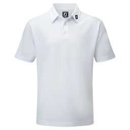 FootJoy Men's Stretch Pique Solid Colour Golf Polo Shirt