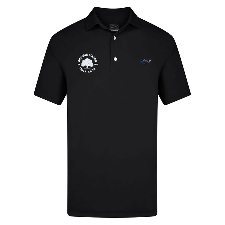 Broome Manor Greg Norman Mens Core Shark Golf Polo Shirt