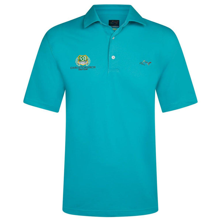 Christchurch Greg Norman Mens Core Shark Golf Polo Shirt