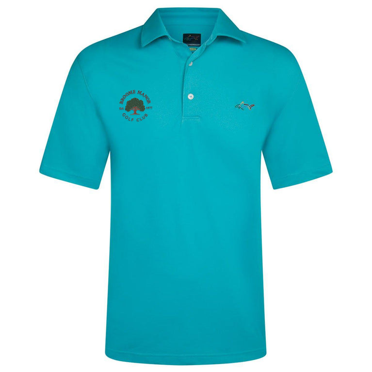 Broome Manor Greg Norman Mens Core Shark Golf Polo Shirt