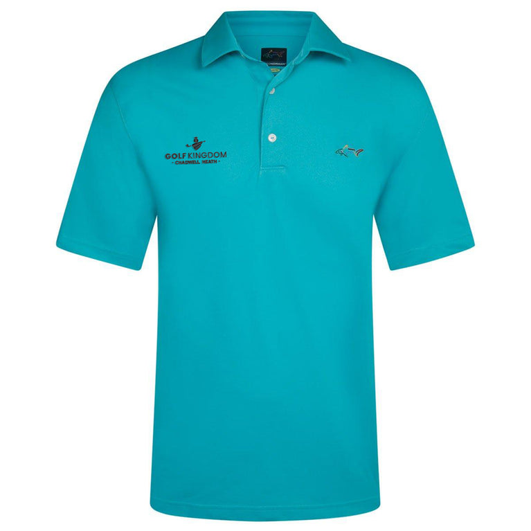 Golf Kingdom Greg Norman Mens Core Shark Golf Polo Shirt