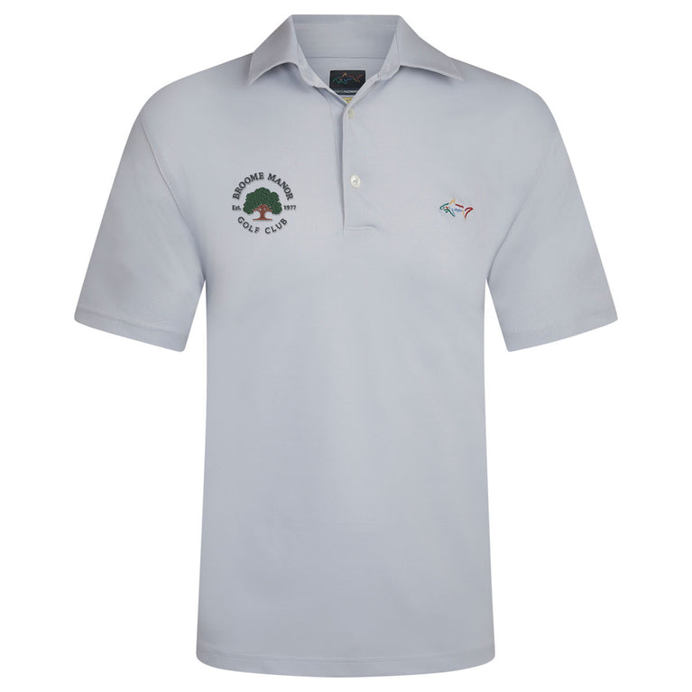 Broome Manor Greg Norman Mens Core Shark Golf Polo Shirt