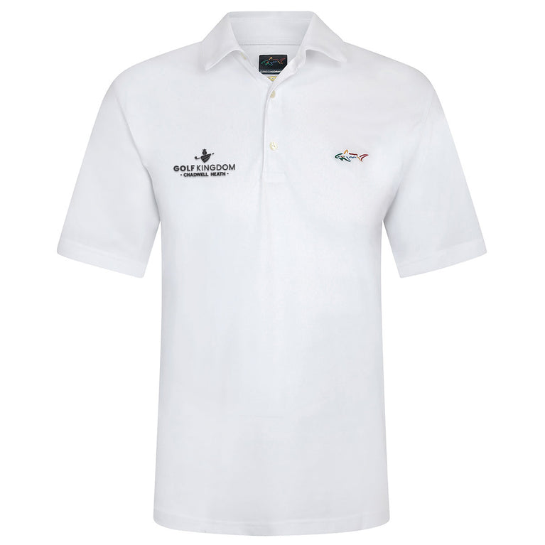 Golf Kingdom Greg Norman Mens Core Shark Golf Polo Shirt