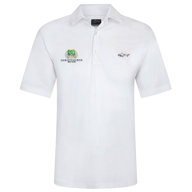 Christchurch Greg Norman Mens Core Shark Golf Polo Shirt