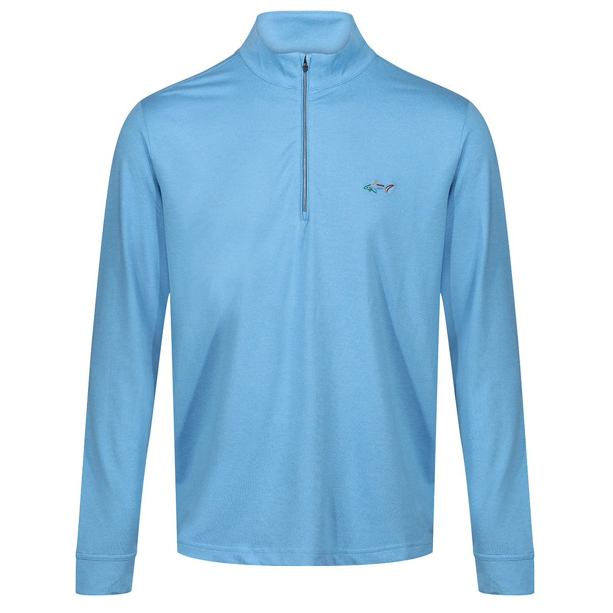 Greg Norman Men s Heathered Half Zip Mock Golf Midlayer