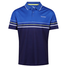 Stromberg Men's Colour Block Chest Stripe Golf Polo Shirt